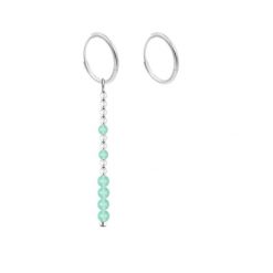 Kolczyki koła z zawieszką Planets 4,5 cm posrebrzane. Żółte kolczyki Lilou, posrebrzane. Za 178.00 zł.