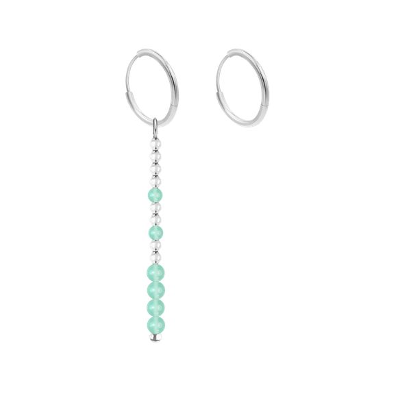 Kolczyki koła z zawieszką Planets 4,5 cm posrebrzane. Żółte kolczyki Lilou, posrebrzane. Za 178.00 zł.