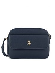 U.S. Polo Assn. Torebka BIUXT6313WVP Granatowy. Niebieskie listonoszki U.S. Polo Assn., bez wzorów, z tworzywa sztucznego, bez dodatków. Za 229.99 zł.
