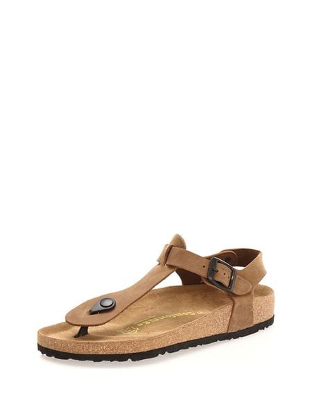 Comfortfusse Skórzane sandały w kolorze jasnobrązowym rozmiar: 41. Brązowe sandały Comfortfüße, bez wzorów, klasyczne, z otwartym noskiem, bez obcasa, bez zapięcia. Za 176.08 zł.