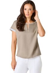 WITT WEIDEN Bluzka w kolorze szarobrązowym rozmiar: 48. Brązowe bluzki WITT WEIDEN, bez wzorów, z lyocellu, bez kołnierzyka, bez ramiączek. Za 104.99 zł.