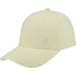 Czapka z daszkiem damska CAD301 - jasny żółty. Czapki marki 4f. W wyprzedaży za 19.99 zł.