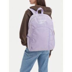 Plecak Reebok. Fioletowe plecaki Reebok, bez wzorów. Za 69.99 zł.