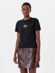 HUGO T-Shirt Destrel_3 50550117 Czarny Regular Fit. Czarne t-shirty Hugo, xs, bez wzorów, z bawełny, bez kołnierzyka, bez ramiączek. Za 309.99 zł.