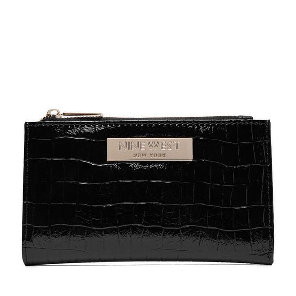 Portfel Nine West. Czarne portfele Nine West, bez wzorów. Za 79.99 zł.