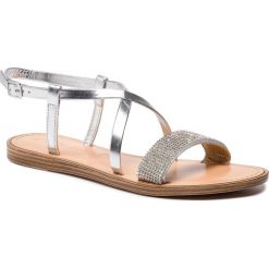 Sandały TAMARIS - 1-28109-22 Silver 941. Szare sandały Tamaris, bez wzorów, ze skóry, bez obcasa, bez zapięcia. W wyprzedaży za 169.00 zł.