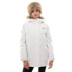 Damska ocieplana parka Siroko Abisko. Białe parki SIROKO, m, z dzianiny, bez kaptura. Za 240.00 zł.