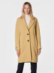 Peserico Płaszcz wełniany S20052 Beżowy Relaxed Fit. Brązowe płaszcze PESERICO, na zimę, s, bez wzorów, z wełny, bez kaptura. Za 4,029.00 zł.