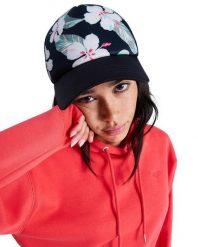 Czapka Trucker dla Kobiety BEAUTIFUL MORNING Czarny. Czarne czapki Roxy, bez wzorów, z materiału. Za 83.99 zł.