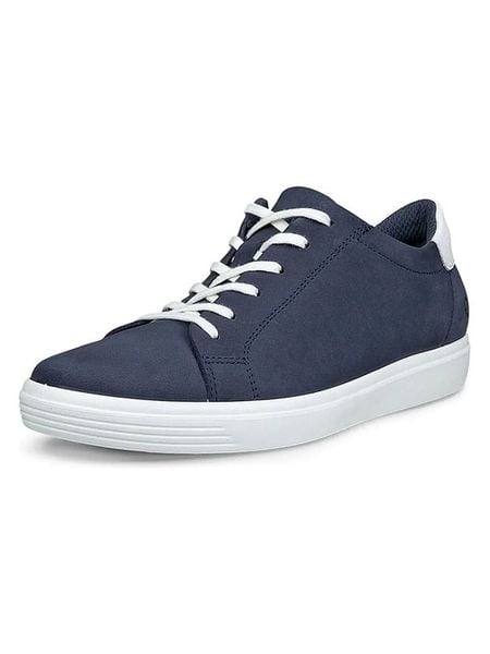 Ecco Skórzane sneakersy "Classic" w kolorze granatowo-białym rozmiar: 36. Białe trampki ecco, bez wzorów, bez zapięcia. Za 294.95 zł.
