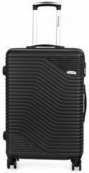 Walizka podróżna na kółkach Sapphire ST-140 DUO - duża ABS. Czarne walizki Sapphire, bez wzorów, duże. Za 154.80 zł.