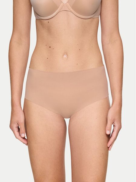 Triumph Figi klasyczne z wysokim stanem Pretty 10222227 Beżowy. Brązowe figi Triumph, m, bez wzorów, z syntetyku. Za 45.00 zł.