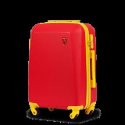 Walizka kabinowa Wings x Jagiellonia 20" RED. Czerwone walizki Wings, bez wzorów. Za 179.90 zł.