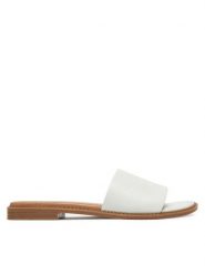 Lasocki Klapki CEO-EST-AFIONA-01 Biały. Białe klapki Lasocki, bez wzorów, ze skóry, bez obcasa. Za 119.99 zł.