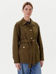 Tommy Hilfiger Kurtka przejściowa WW0WW45620 Zielony Regular Fit. Zielone kurtki TOMMY HILFIGER, l, bez wzorów, z syntetyku, bez kaptura. Za 989.99 zł.