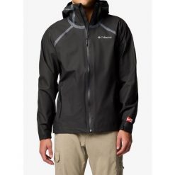 Kurtka przeciwdeszczowa Columbia Reign No Shine Jacket. Czarne kurtki sportowe Columbia, xs, bez wzorów, bez kaptura, trekkingowe. Za 692.99 zł.