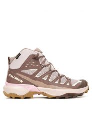 Salomon Trekkingi X Ultra 360 Edge Mid Gore-Tex L47982000 Brązowy. Brązowe obuwie sportowe Salomon, z gore-texu, bez zapięcia, trekkingowe, gore-tex. Za 749.99 zł.