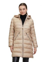 Betty Barclay Płaszcz pikowany w kolorze beżowym rozmiar: 40. Brązowe płaszcze Betty Barclay, bez wzorów, bez kaptura. Za 217.99 zł.