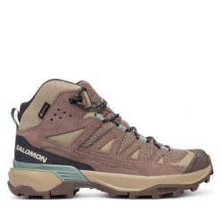Trekkingi Salomon. Brązowe trekkingi Salomon, trekkingowe. Za 709.99 zł.