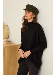 Soft Cashmere Sweter w kolorze czarnym rozmiar: 34/36. Czarne swetry Soft Cashmere, bez wzorów, z kaszmiru, bez ramiączek. Za 101.47 zł.
