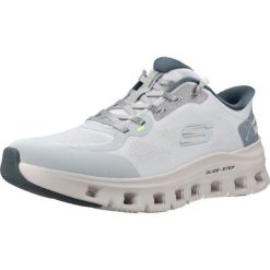 Buty SKECHERS GLIDE STEP PRO PURE MOTION Niebieski. Niebieskie trekkingi Skechers, z tkaniny, trekkingowe. Za 449.99 zł.