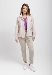 Jeansy damskie, Mom Fit, D-FENCY 2. Brązowe jeansy Volcano, s, bez wzorów. Za 169.99 zł.