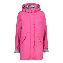 Kurtka przeciwdeszczowa damska z kapturem CMP. Czerwone kurtki sportowe CMP, bez wzorów, z puchu, z kapturem, trekkingowe. Za 306.50 zł.