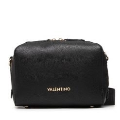Torebka Valentino. Czarne listonoszki Valentino, bez wzorów, bez dodatków. Za 409.99 zł.