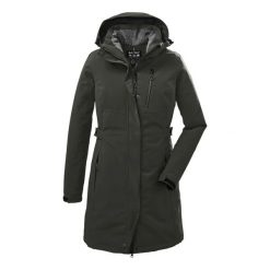 Parka dla kobiet Killtec Kow 165. Szare parki Killtec, m, z materiału, z kapturem. Za 660.00 zł.