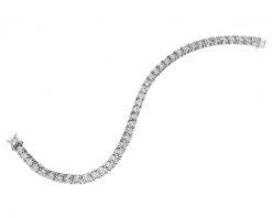 Bransoletka z białego złota z brylantami - 18 cm - 2,52 ct - próba 585. Białe bransoletki Apart, z brylantem, złote. Za 33,590.00 zł.