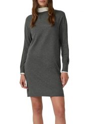 S.Oliver Sukienka w kolorze szarym rozmiar: 38. Szare sukienki S.Oliver, na co dzień, s, bez wzorów, bez kołnierzyka, bez ramiączek, mini, proste. Za 104.99 zł.