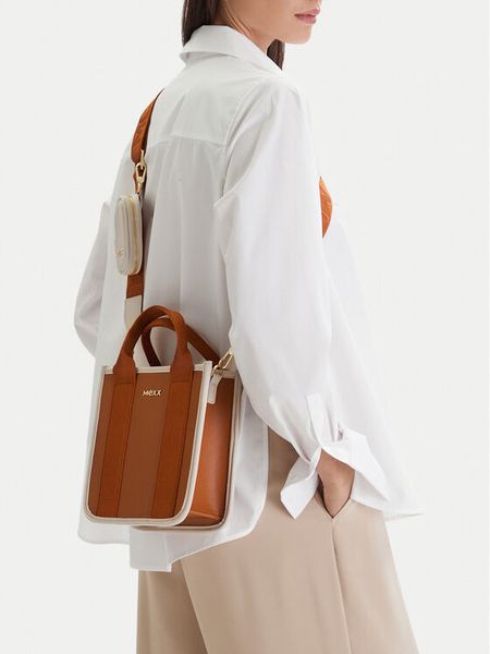 MEXX Torebka EO-MEXX-L-016-09 Brązowy. Brązowe torebki klasyczne Mexx, bez wzorów, z materiału, bez dodatków. Za 137.99 zł.