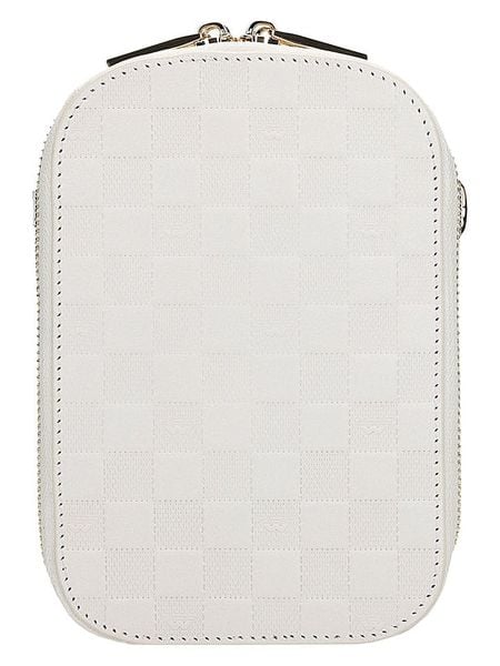 Wojas Skórzana torebka w kolorze białym na telefon - 12,5 x 18,5 x 13 cm rozmiar: onesize. Białe torby na ramię Wojas, bez wzorów, z materiału, przez ramię, bez dodatków. Za 232.23 zł.