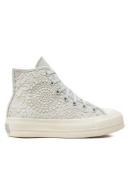 Converse Trampki Chuck Taylor All Star Lift Platform Butterflies A07538C Biały. Białe trampki Converse, bez wzorów, z materiału, bez zapięcia. Za 319.99 zł.