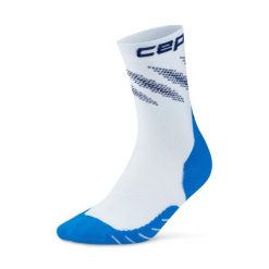 Damskie skarpety kompresyjne sportowe do połowy łydki CEP Core Run ice. Niebieskie skarpety CEP, bez wzorów. Za 84.00 zł.