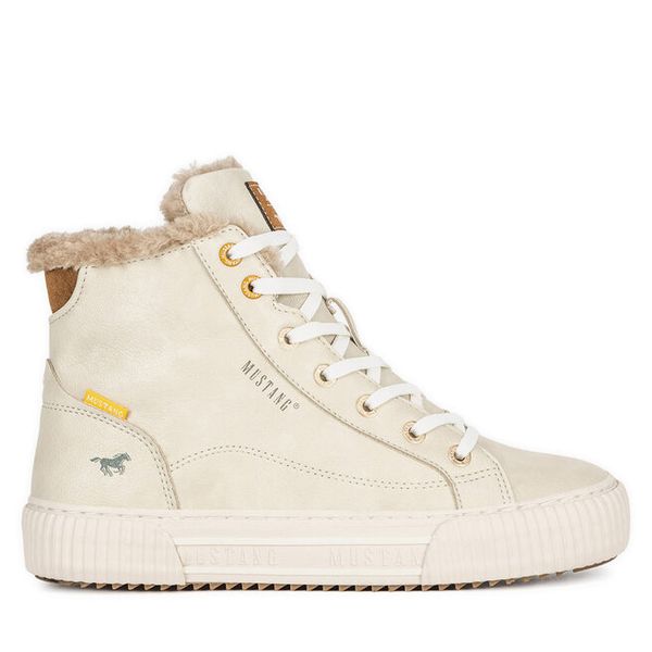 Trzewiki Mustang. Botki Mustang, bez wzorów, bez obcasa, na płaskiej podeszwie, bez zapięcia. Za 251.99 zł.