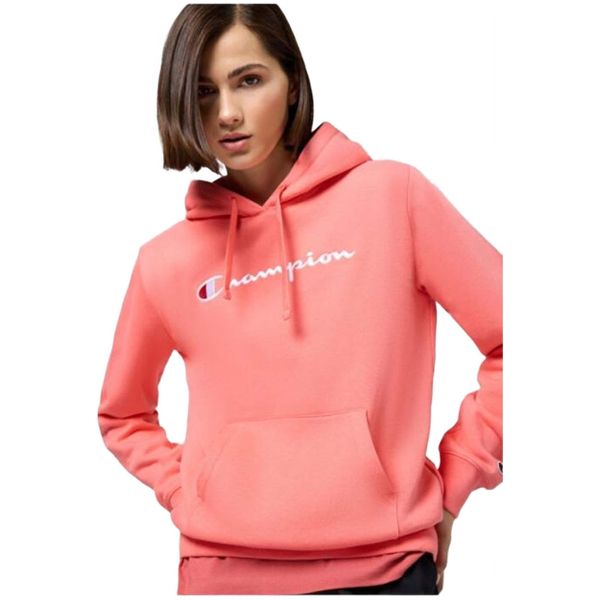 Bluza damska Champion Hooded 117529. Czerwone bluzy Champion, l, bez wzorów, z bawełny, z kapturem. Za 169.00 zł.