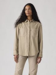 Levi's Koszula "Teodora" w kolorze beżowym rozmiar: XS. Brązowe koszule Levi's®, s, bez wzorów, z bawełny, bez kołnierzyka, bez ramiączek. Za 149.95 zł.
