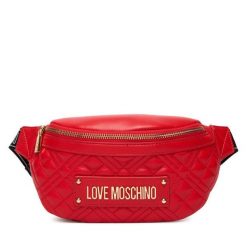 Nerka LOVE MOSCHINO. Czerwone torebki klasyczne Love Moschino, bez wzorów, bez dodatków. Za 679.99 zł.
