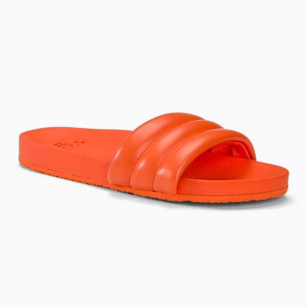 Klapki damskie Billabong Playa Vista. Brązowe klapki Billabong, bez wzorów, z materiału, bez obcasa. Za 109.99 zł.