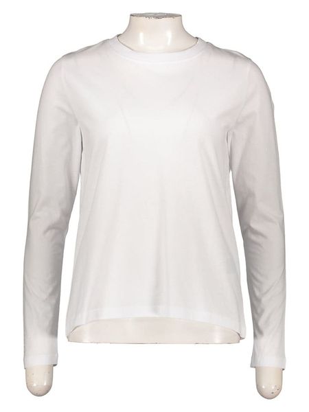 Vero Moda Koszulka w kolorze białym rozmiar: S. Białe bluzki Vero Moda, s, bez wzorów, z bawełny, bez kołnierzyka, bez ramiączek. Za 48.96 zł.