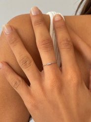 OR Carats Złoty pierścionek z diamentami rozmiar: 52. Szare pierścionki OR Carats, z diamentem, złote. Za 391.99 zł.