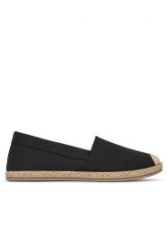 JENNY Espadryle WSK1609-20 Czarny. Czarne espadryle Jenny, bez wzorów, z materiału, bez obcasa, bez zapięcia. Za 48.99 zł.