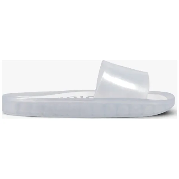 Symbiosis Klapki Katia buty damskie, srebrny, rozmiar 6,5. Szare klapki Symbiosis, bez wzorów, z materiału, bez obcasa. W wyprzedaży za 59.99 zł.