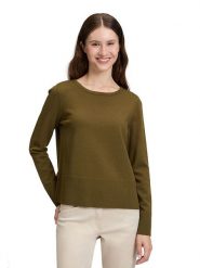 Betty Barclay Sweter w kolorze oliwkowym rozmiar: 38. Brązowe swetry Betty Barclay, bez wzorów, bez ramiączek. Za 170.95 zł.