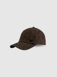 4F Czapka z daszkiem strapback damska - brązowa S/M (58cm). Brązowe czapki 4f, bez wzorów, z materiału, klasyczne. Za 69.99 zł.