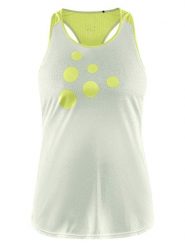 Craft Top sportowy "Eaze" w kolorze zielonym rozmiar: S. Zielone koszulki sportowe Craft, bez wzorów, z materiału, bez ramiączek, outdoorowe. Za 49.19 zł.