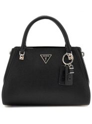 Guess Torebka w kolorze czarnym - 31 x 21 x 12 cm rozmiar: onesize. Czarne torby na ramię Guess, z aplikacjami, z materiału, przez ramię, bez dodatków. Za 572.37 zł.