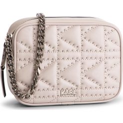 Torebka KARL LAGERFELD - 86KW3014 Taupe. Szare torby na ramię KARL LAGERFELD, bez wzorów, ze skóry, na ramię, bez dodatków. W wyprzedaży za 619.00 zł.