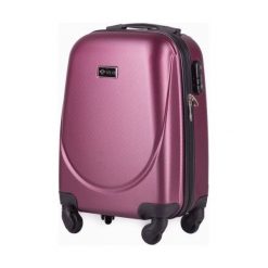 Mała walizka podróżna na kółkach (bagaż podręczny) SOLIER STL310 XS ABS burgundowa - XS \ Burgundy. Czerwone walizki Solier, bez wzorów, małe. Za 119.00 zł.